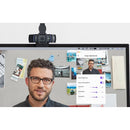 Logitech C920e HD Webcam 1080p 30fps with Dual Microphones & Adjustable Clip, USB Type A