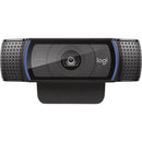 Logitech C920e HD Webcam 1080p 30fps with Dual Microphones & Adjustable Clip, USB Type A