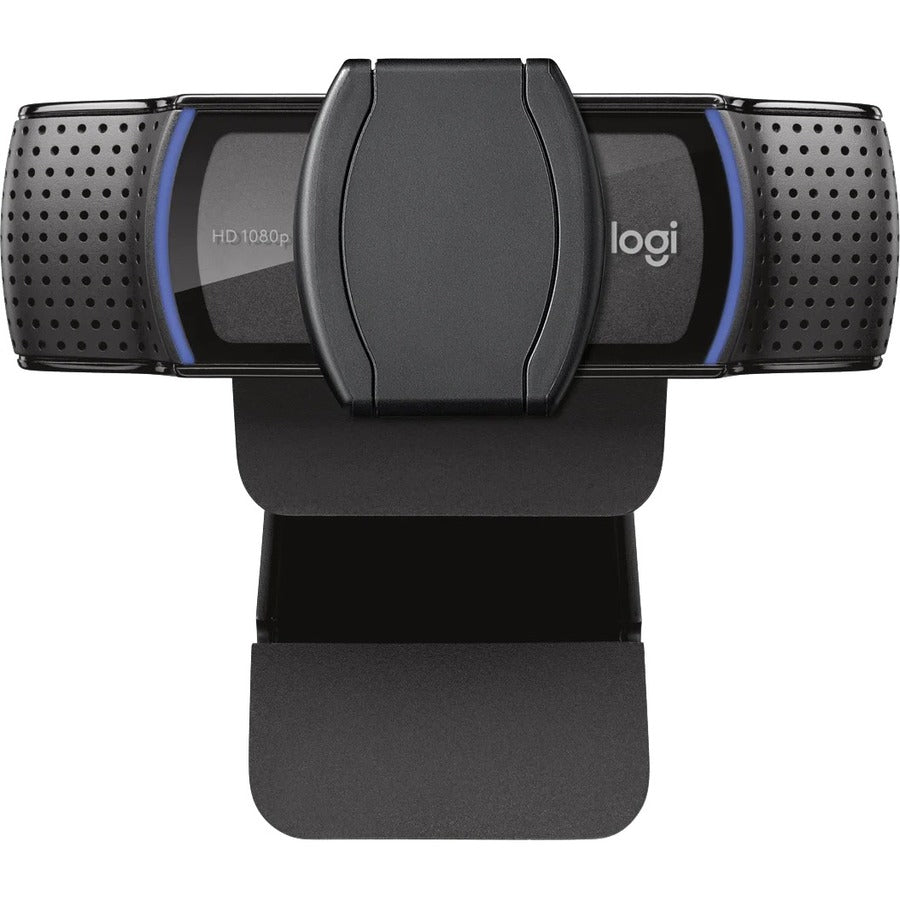 Logitech C920e HD Webcam 1080p 30fps with Dual Microphones & Adjustable Clip, USB Type A
