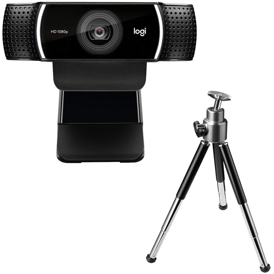 Logitech C922 Pro HD Webcam | 1080p at 30fps | 720p at 60fps | Autofocus & Dual Microphones