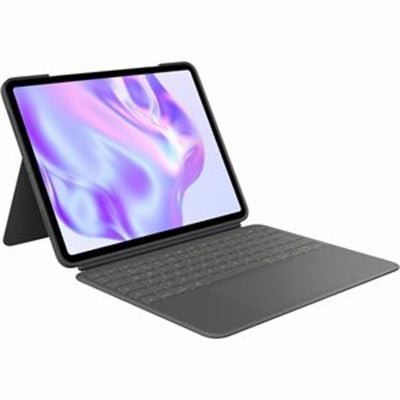 Logitech Combo Touch Case With Trackpad for iPad Pro 13-inch M4 in Grey - Versatile All-in-One Design