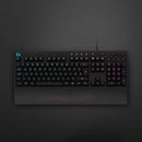 Logitech G213 Prodigy RGB Gaming Keyboard - Wired, Spill - Resistant, Customizable Lighting, Media Controls - Store 42