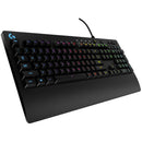 Logitech G213 Prodigy RGB Gaming Keyboard - Wired, Spill - Resistant, Customizable Lighting, Media Controls - Store 42