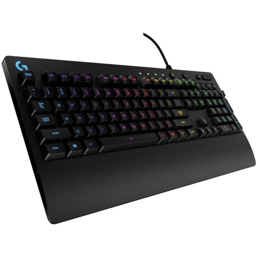 Logitech G213 Prodigy RGB Gaming Keyboard - Wired, Spill-Resistant, Customizable Lighting, Media Controls