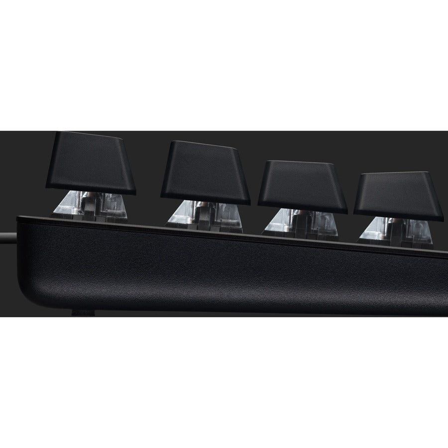 Logitech G413 SE Mechanical Gaming Keyboard | Full Size | 6-Key Rollover | PBT Keycaps | Durable Black Alloy Design