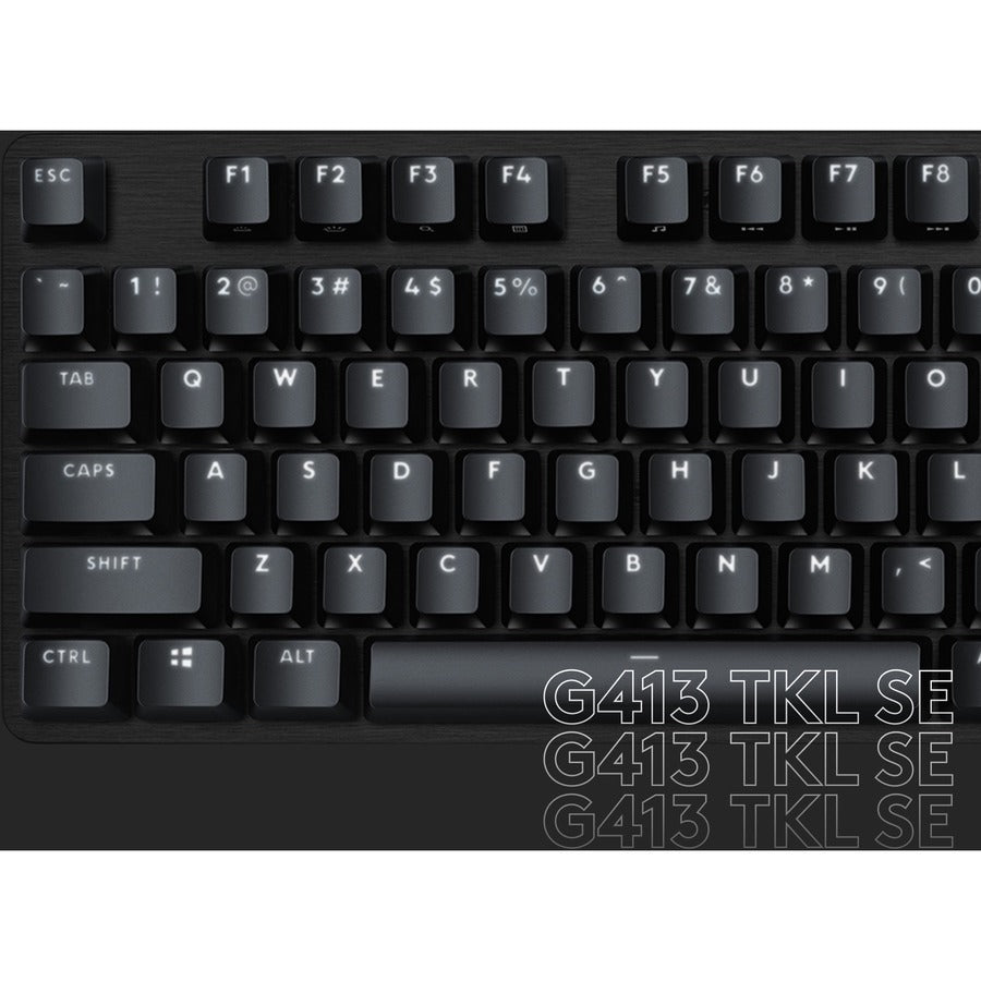 Logitech G413 TKL SE Tenkeyless Mechanical Gaming Keyboard with Tactile Switches & PBT Keycaps - Store 42