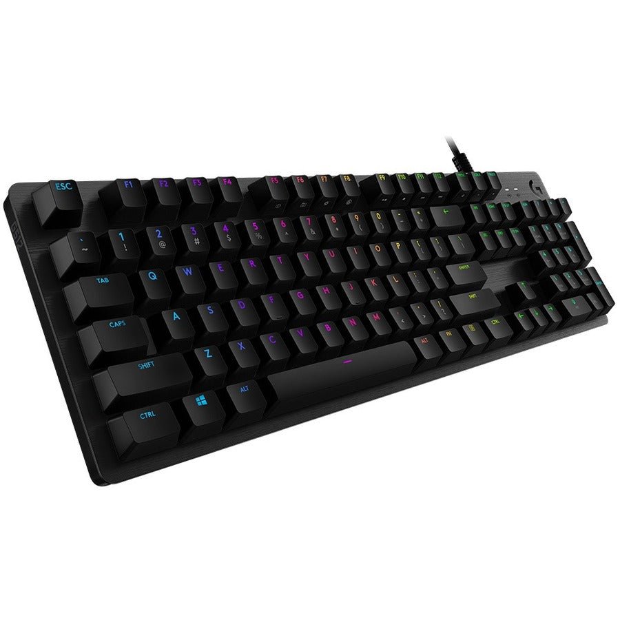 Logitech G512 Mechanical Gaming Keyboard - GX Brown Switches, LIGHTSYNC RGB, Aluminum Alloy Design