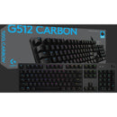 Logitech G512 Mechanical Gaming Keyboard - GX Brown Switches, LIGHTSYNC RGB, Aluminum Alloy Design - Store 42
