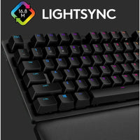 Logitech G513 RGB Mechanical Gaming Keyboard with GX Brown Switches and Memory Foam Palmrest