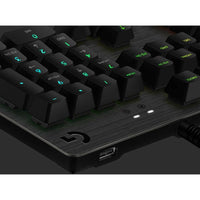 Logitech G513 RGB Mechanical Gaming Keyboard with GX Brown Switches and Memory Foam Palmrest