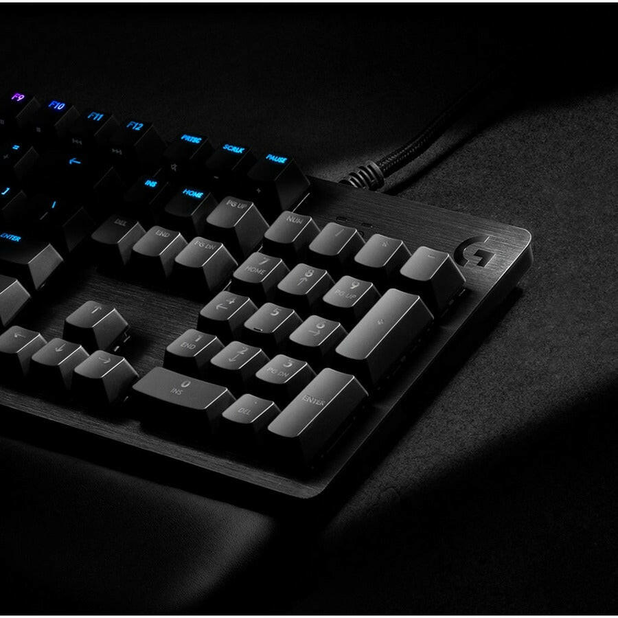 Logitech G513 RGB Mechanical Gaming Keyboard with GX Brown Switches and Memory Foam Palmrest
