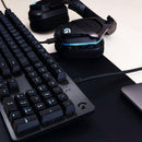 Logitech G513 RGB Mechanical Gaming Keyboard with GX Brown Switches and Memory Foam Palmrest