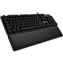 Logitech G513 RGB Mechanical Gaming Keyboard with GX Brown Switches and Memory Foam Palmrest Default Title