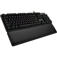 Logitech G513 RGB Mechanical Gaming Keyboard with GX Brown Switches and Memory Foam Palmrest Default Title