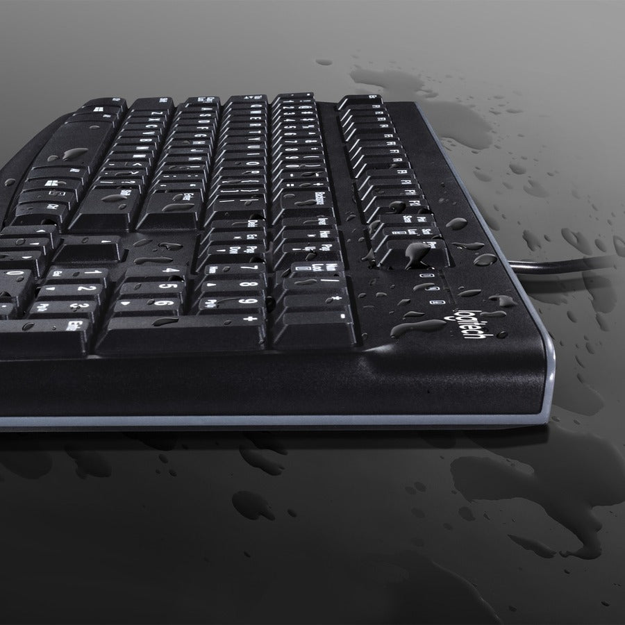 Logitech K120 Wired Keyboard - Slim Design, Whisper - Quiet Keys, Spill - Resistant, Full - Size Layout - Store 42