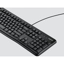 Logitech K120 Wired Keyboard - Slim Design, Whisper - Quiet Keys, Spill - Resistant, Full - Size Layout - Store 42