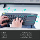 Logitech K400 Plus Wireless Keyboard with Touchpad - 33ft Range, Spill - Resistant, Multi - Device Compatibility - Store 42