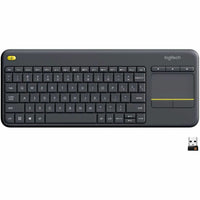 Logitech K400 Plus Wireless Keyboard with Touchpad - 33ft Range, Spill - Resistant, Multi - Device Compatibility - Store 42