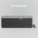 Logitech K585 Multi - Device Slim Keyboard - Ultra - Thin, Quiet Keys & Phone Cradle for Seamless Workflow - Store 42