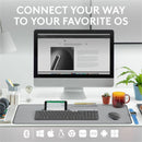 Logitech K585 Multi - Device Slim Keyboard - Ultra - Thin, Quiet Keys & Phone Cradle for Seamless Workflow - Store 42