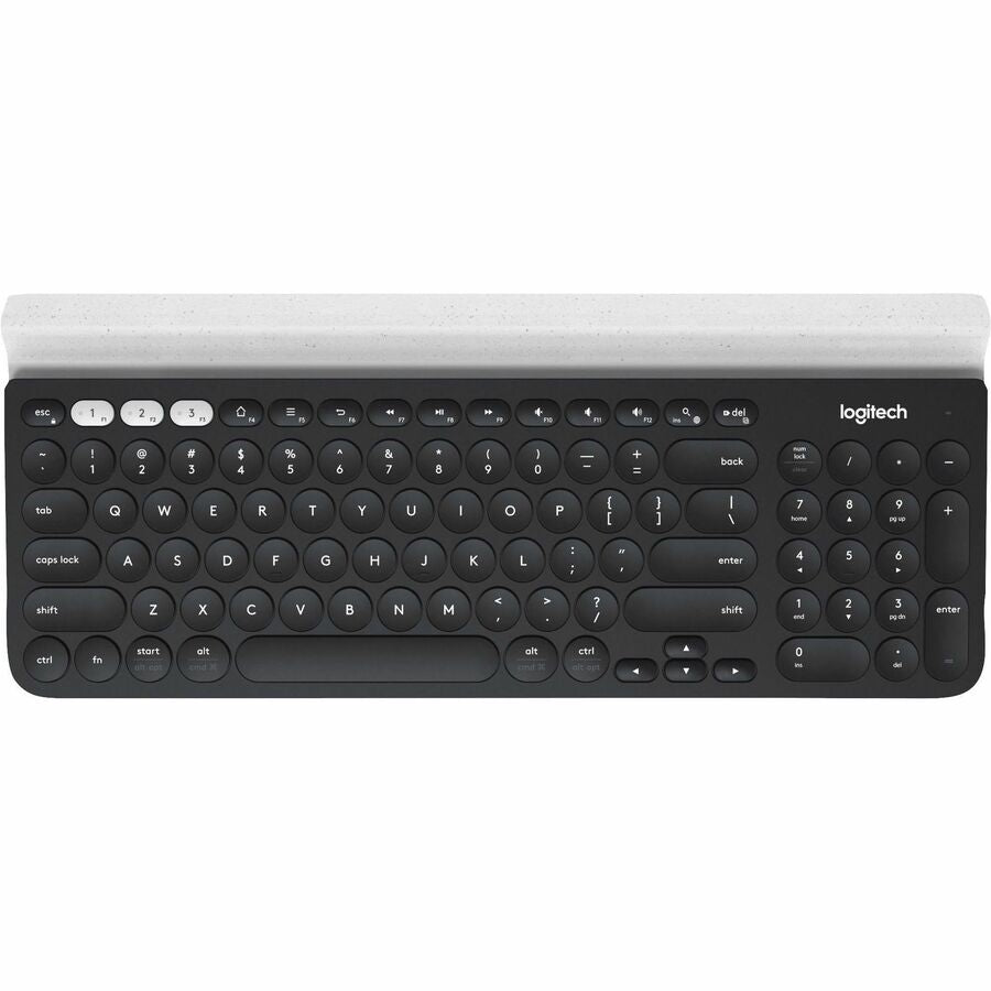 Logitech K780 Multi-Device Wireless Keyboard - Bluetooth & 2.4G USB, Slim Ergonomic Design