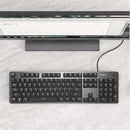 Logitech K845 Mechanical Backlit Keyboard - TTC Brown Switches, Modern Aluminum Design, 5 Illumination Modes