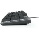 Logitech K845 Mechanical Backlit Keyboard - TTC Brown Switches, Modern Aluminum Design, 5 Illumination Modes