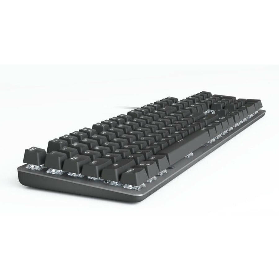 Logitech K845 Mechanical Backlit Keyboard - TTC Brown Switches, Modern Aluminum Design, 5 Illumination Modes