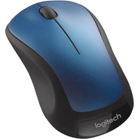 Logitech M310 Wireless Mouse - 2.4GHz USB Nano Receiver, Peacock Blue, Ergonomic Comfort Design