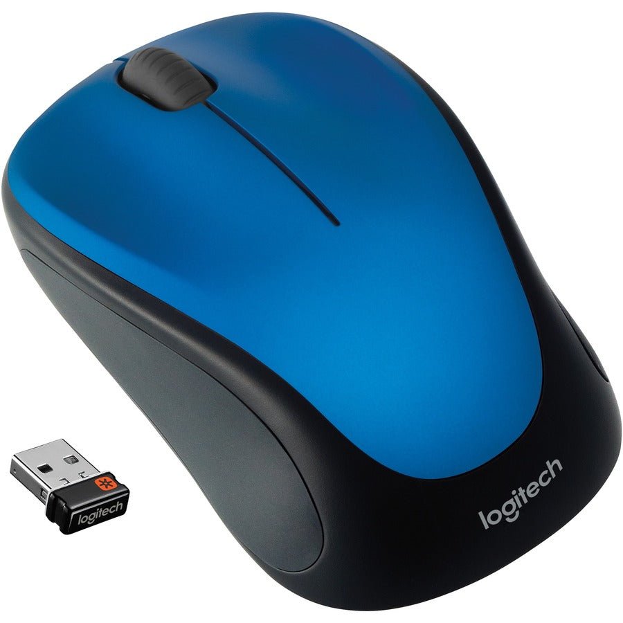 Logitech M317 Wireless Mouse - 2.4GHz USB, 1 Year Battery Life, Comfortable SteelBlue Design