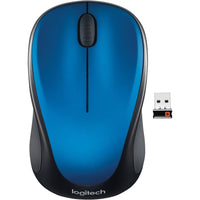 Logitech M317 Wireless Mouse - 2.4GHz USB, 1 Year Battery Life, Comfortable SteelBlue Design
