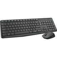 Logitech MK235 Wireless Keyboard And Mouse Combo - 2.4GHz, Spill - Resistant, Full - Size Comfort - Store 42