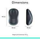 Logitech MK270 Wireless Keyboard and Mouse Combo - 2.4GHz, Hotkeys, Spill - Resistant Design - Store 42