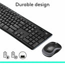Logitech MK270 Wireless Keyboard and Mouse Combo - 2.4GHz, Hotkeys, Spill - Resistant Design - Store 42
