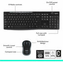 Logitech MK270 Wireless Keyboard and Mouse Combo - 2.4GHz, Hotkeys, Spill - Resistant Design - Store 42