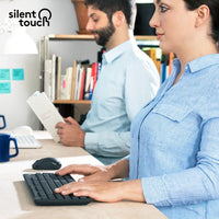 Logitech MK295 Wireless SilentTouch Keyboard & Mouse Combo - Graphite, 90% Less Noise, 36 - Month Battery Life - Store 42