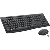 Logitech MK295 Wireless SilentTouch Keyboard & Mouse Combo - Graphite, 90% Less Noise, 36 - Month Battery Life - Store 42