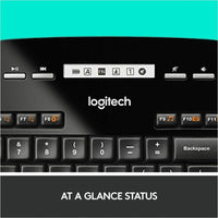 Logitech MK710 Wireless Keyboard & Mouse Set | 2.4GHz | 3 - Year Battery Life | Black - Store 42