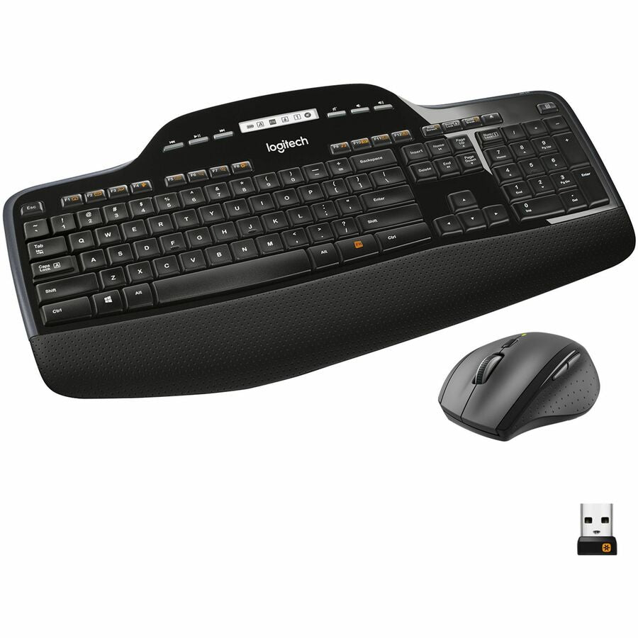 Logitech MK710 Wireless Keyboard & Mouse Set | 2.4GHz | 3-Year Battery Life | Black