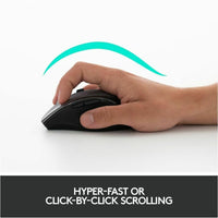 Logitech MK710 Wireless Keyboard & Mouse Set | 2.4GHz | 3 - Year Battery Life | Black - Store 42