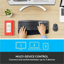 Logitech MK850 Wireless Keyboard And Mouse Combo - Ultimate Comfort, Multi-Device Connectivity