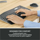 Logitech MK850 Wireless Keyboard And Mouse Combo - Ultimate Comfort, Multi-Device Connectivity