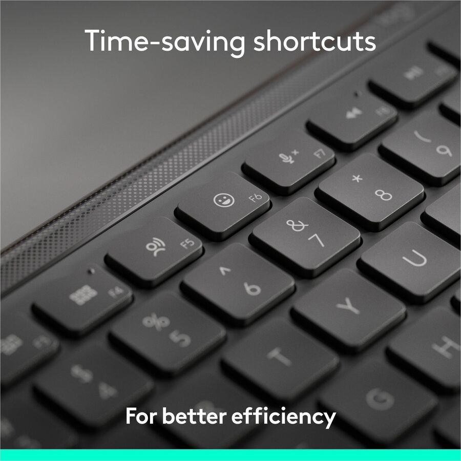 Logitech MK955 Wireless Keyboard and Mouse Combo - Graphite, Copilot Key for AI Productivity - Store 42