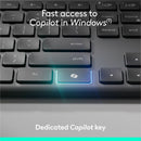 Logitech MK955 Wireless Keyboard and Mouse Combo - Graphite, Copilot Key for AI Productivity - Store 42