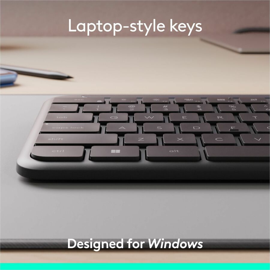 Logitech MK955 Wireless Keyboard and Mouse Combo - Graphite, Copilot Key for AI Productivity - Store 42
