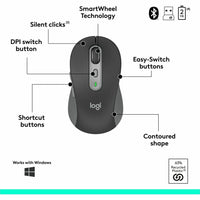 Logitech MK955 Wireless Keyboard and Mouse Combo - Graphite, Copilot Key for AI Productivity - Store 42