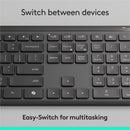 Logitech MK955 Wireless Keyboard and Mouse Combo - Graphite, Copilot Key for AI Productivity - Store 42