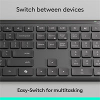 Logitech MK955 Wireless Keyboard and Mouse Combo - Graphite, Copilot Key for AI Productivity - Store 42