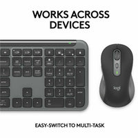 Logitech MK955 Wireless Keyboard And Mouse Combo - Quiet Operation, Multi-Device, Eco-Friendly