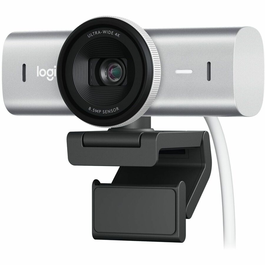 Logitech MX Brio 4K HD Webcam With 1080p60 Dual Mics, AI-Enhanced Image Quality & Show Mode